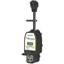 Southwire 34930 Surge Guard 30A - Full Protection Portable with LCD Display, Black