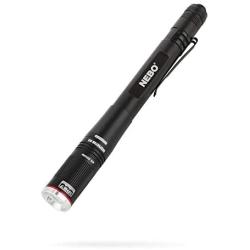 NEBO Rechargeable Pen Light Flashlight 360-Lumens Inspector Rechargeable Flashlights Features Flex Power, Meaning it can be Operated by The Included Rechargeable Battery or by 2X AAA Batteries