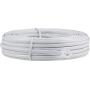 Power Gear Telephone Line Cord, 100 Feet, Phone Cord, Modular Jack Ends, Works for Phone, Modem or Fax Machine, for Use in Home or Office, White, 27638