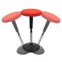 WOBBLE STOOL Standing Desk Balance Chair for Active Sitting. Tall ergonomic adjustable height swiveling leaning perch perching ergonomic sit stand high computer chair swivels 360 for adults kids