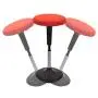 WOBBLE STOOL Standing Desk Balance Chair for Active Sitting. Tall ergonomic adjustable height swiveling leaning perch perching ergonomic sit stand high computer chair swivels 360 for adults kids