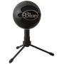 Blue Snowball iCE USB Mic for Recording and Streaming on PC and Mac, Cardioid Condenser Capsule, Adjustable Stand, Plug and Play – Black