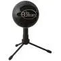 Blue Snowball iCE USB Mic for Recording and Streaming on PC and Mac, Cardioid Condenser Capsule, Adjustable Stand, Plug and Play – Black