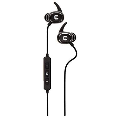 Caldwell E-Max Power Cords 22 NRR - Electronic Hearing Protection with Bluetooth Connectivity for Shooting, Hunting, and Range , Black