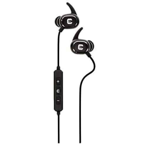 Caldwell E-Max Power Cords 22 NRR - Electronic Hearing Protection with Bluetooth Connectivity for Shooting, Hunting, and Range , Black