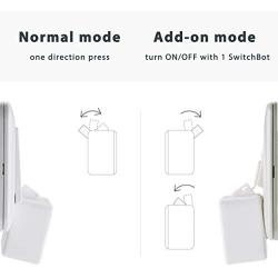 SwitchBot Smart Switch Button Pusher - No Wiring, Wireless App or Timer Control, Add SwitchBot Hub Compatible with Alexa, Google Home, HomePod, IFTTT
