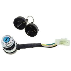 WOOSTAR 5 Wire Ignition Key Switch Replacement for 50cc 70cc 90cc 110cc 125cc 150cc 200cc 250cc Dune Buggy Go Kart ATV 4 Wheeler Quad