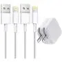 [Apple MFi Certified] iPad Charger, Stuffcool 2.4A 12W USB Wall Charger with Foldable Plug & 2 Pack 6FT Lightning Cable Fast Charging Data Sync Transfer Compatible with iPhone 12/11/XS/XR/X 8 7 6/iPad