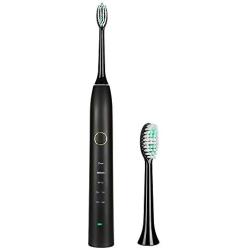 Sonic Electric Toothbrush for Adults and Teens 5 Modes with 2 Mins Build in Timer 6 Hours Charge 100 Day Use Electric Travel & Portable Toothbrush with 2 Brush Heads