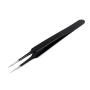 G.S 10pcs Stainless Steel Tweezer Set,Anti-Static ESD Tweezers with Non Magnetic Tips for Electronics Repair, Soldering, Crafting and Jewelry Best Quality