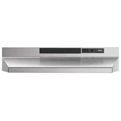 Broan-NuTone F402404 Insert with Light, Exhaust Fan for Under Cabinet Two-Speed Four-Way Convertible Range Hood, 24-Inch, Stainless Steel - 1