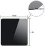 2 Packs 12 x 12 Inch Acrylic Black Reflective Display Table Riser for Professional Product Photography, KINJOEK 30x30CM Background Boards for Product Table Top Photography Shooting