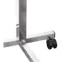 Vaunn Medical Adjustable Tilt Overbed Bedside Table with Wheels for Hospital and Home Use