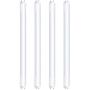 Feit Electric T24/830/LEDG2/4 20W/17W Equivalent 8 Watt 800 Lumen Plug and Play T8 / T12 LED Linear Tube Light Bulb, 2 L x 1'' D, 3000K Warm White, 4 Piece