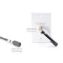 Coaxial (Coax) Pocket Continuity Tester (Tracer) with Voltage Toner (Sound) and Barrel Connector Bundle, For testing, labeling, and identifying coaxial lines - POCKET TONER
