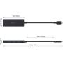 AUKEY USB C Hub Ultra Slim USB C Adapter with 4 USB 3.0 Ports USB Type C Hub for MacBook Pro, Google Chromebook Pixelbook, XPS, Samsung S9/S8 and More USB Type C Devices (Black)