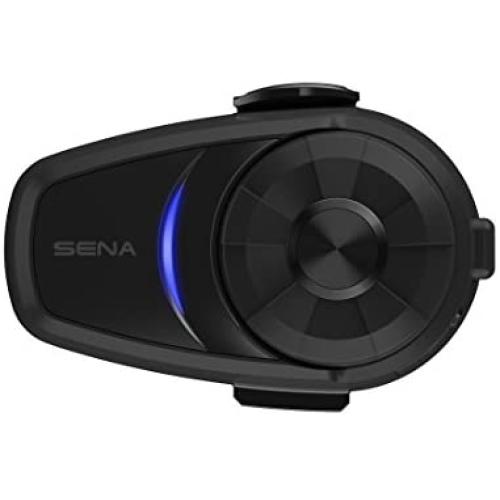 Sena 10S-01 Motorcycle Bluetooth Headset Communication System Black, Small