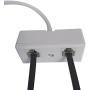 Telephone Cord kit,SINCODA 2 Pack 6ft Phone Telephone Extension Cord Cable Line Wire with Standard RJ11 6P4C Plugs for Landline Telephone,and 1PCS 2-Way RJ11 Telephone Plug to RJ11 Socket Adapter