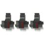 (3 Pack) COMPUMATIC Compatible/Replacement Calculator Ink Roller Black/Red IR-40T for Sharp EL-1750V, EL-1801V and More