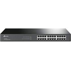 TP-Link 24 Port Gigabit Ethernet Switch | Plug and Play | Sturdy Metal w/Shielded Ports | Rackmount | Fanless | Limited Lifetime Protection | Unmanaged (TL-SG1024)