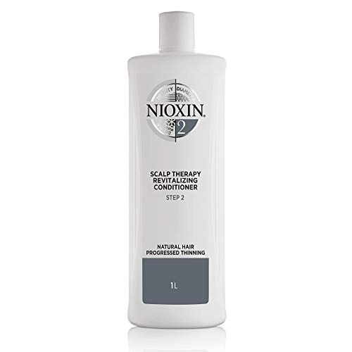 Nioxin Scalp Therapy Conditioner 33.8 oz Liter, System 1-6 with Peppermint Oil for Fine/Natural and Color/Chemically-Treated Hair with Thinning