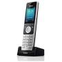 Yealink W60P Cordless DECT IP Phone and Base Station, 2.4-Inch Color Display. 10/100 Ethernet, 802.3af PoE, Power Adapter Included