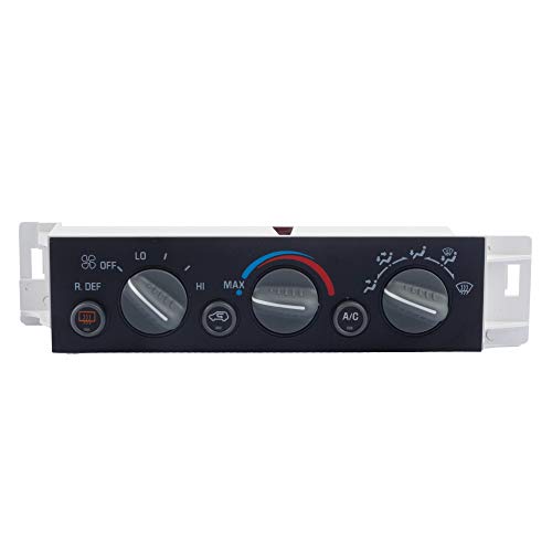 Dasbecan AC Heater Climate Control Panel Module w/Rear Window Defogger Switch Compatible with Chevy Suburban Tahoe GMC Yukon C1500 C2500 C3500 K1500 K2500 K3500 Silverado 1996-2000 Replaces# 16231165