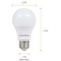 LEDVANCE 74765 A19 Efficient 8.5W Soft White 2700K 60W Equivalent A29 LED Light Bulb (24 Pack), 10 yr, 24 Count