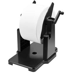 MUNBYN External Rolls Label Holder, 2 in 1 Fan-Fold Stack Paper Holder for Desktop Thermal Label Printer