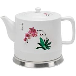FixtureDisplays Teapot, Ceramic w/Electronic Steeping/Warm Station 12030