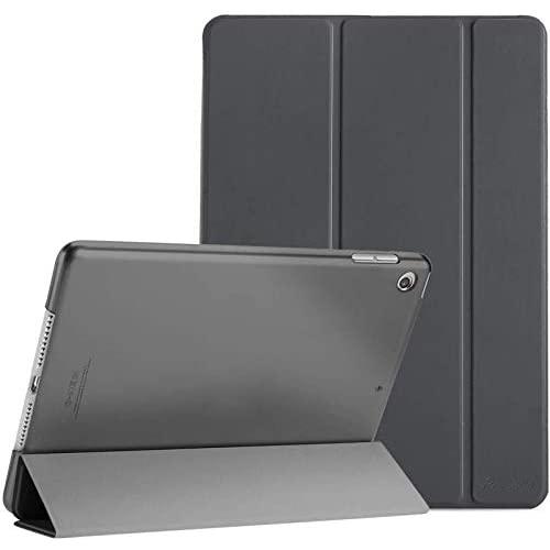 ProCase iPad 10.2 Case 2020 iPad 8th Generation / 2019 iPad 7th Gen Case, Slim Stand Hard Back Shell Protective Smart Cover Case for iPad 10.2 Inch -Grey
