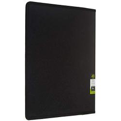 Filexec, 93630, Art Presentation Book, 24 Pocket, 11'' x 14'', 1 Each Black