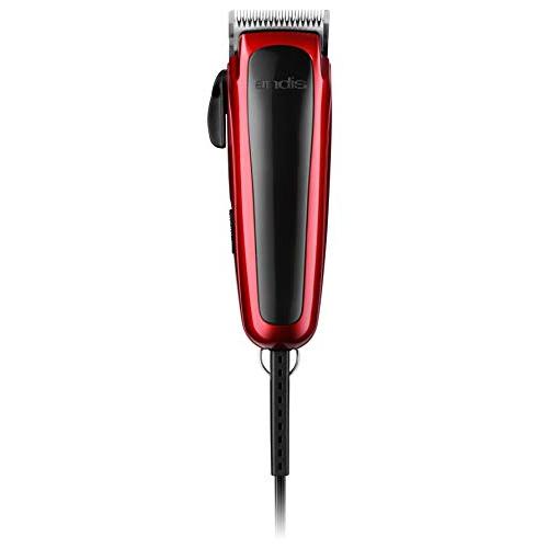 Andis 75360 Adjustable Blade Clipper Easy Cut 20-Piece Haircutting Kit, Red/Black