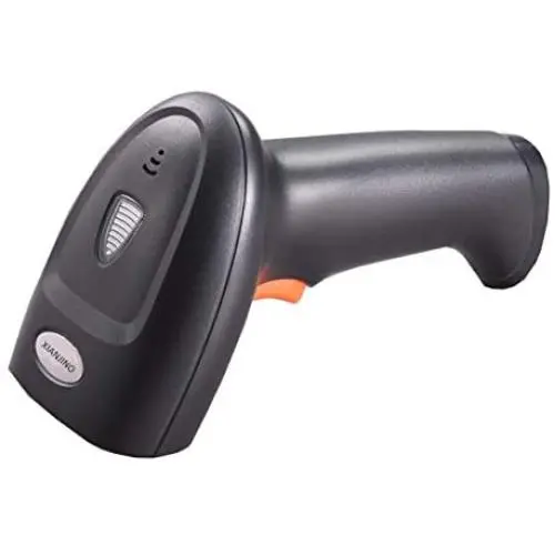 XIANJINO Barcode Scanner, 2D Barcode Scanner USB Wired Handheld Bar Code Scanner Automatic Barcode Reader Black