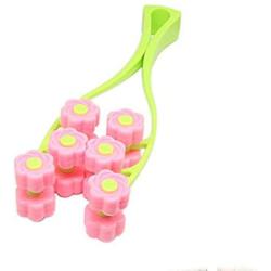 Face Massager,SinLoon Facial Massage, Flower Type Massage Roller for V Face Pull Tight Firming, Beauty Tool (Pink)