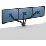 Fellowes Platinum Series Adjustable Triple Monitor Arm (8042601), Black