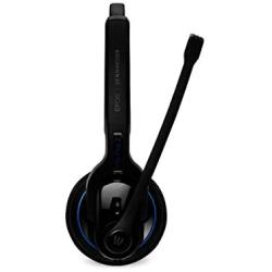 Sennheiser MB Pro 2 UC ML (506046) - Dual-Sided, Dual-Connectivity, Wireless Bluetooth Headset | For Desk/Mobile Phone & Softphone/PC Connection| w/ HD Sound & Major UC Platform Compatibility (Black)
