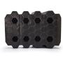 Camco 44423 RV Curved Leveler with Chock - Easy Drive-on Leveler Adds Up to 4'' in Height