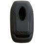 BAR Autotech Remote Key Silicone Rubber Keyless Entry Shell Case Fob and Key Skin Cover fit for Ford Mustang Fusion Lincoln MKZ MKC F-450 F-150 2015 Ford Fusion SE (1 Pair) (Black)