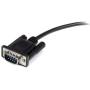 StarTech.com 1m Black Straight Through DB9 RS232 Serial Cable - DB9 RS232 Serial Extension Cable - Male to Female Cable (MXT1001MBK)