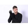 WaitingU Thicken Soft Knitted Texting Touch Screen Gloves for Smartphones PC Laptop Tablet Driving Skiing and Cycling Outdoor Gloves with Anti-Slip Design (A-Black&gey) WaitingU Thicken Soft Knitted Texting Touch Screen Gloves for Smartphones PC Laptop Tablet Driving Skiing and Cycling Outdoor Gloves with Anti-Slip Design (A-Black&gey)
