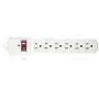 Maxxima 6 Outlet Power Strip Surge Protector 300 Joules, 2FT Cord, Switch (4 Pack)