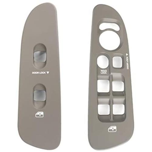 SWITCHDOCTOR Window Master Switch Bezels & Front Passenger Bezel Taupe (Tan) for 2002-2009 Dodge Ram (4 Door)
