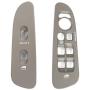 SWITCHDOCTOR Window Master Switch Bezels & Front Passenger Bezel Taupe (Tan) for 2002-2009 Dodge Ram (4 Door)
