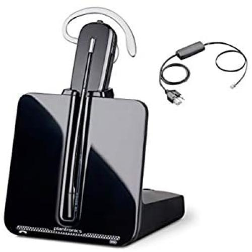 Grandstream Compatible Plantronics VoIP Wireless Headset Bundle | Grandstream Phones: GXP1610, GXP1620, GXP1625, GXP1625, GXP1628, GXP2130, GXP2140, GXP2160, GXV3240, GXV3275