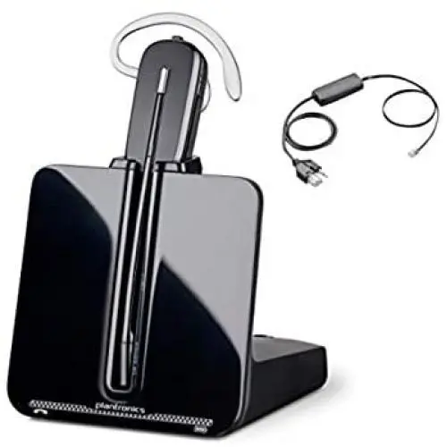 Grandstream Compatible Plantronics VoIP Wireless Headset Bundle | Grandstream Phones: GXP1610, GXP1620, GXP1625, GXP1625, GXP1628, GXP2130, GXP2140, GXP2160, GXV3240, GXV3275