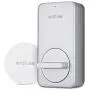 WYZE Lock WiFi & Bluetooth Enabled Smart Door Lock, Wireless & Keyless Door Entry, Compatible with Amazon Alexa, Fits on Most Deadbolts, Includes WYZE Gateway, silver — A Certified for Humans Device
