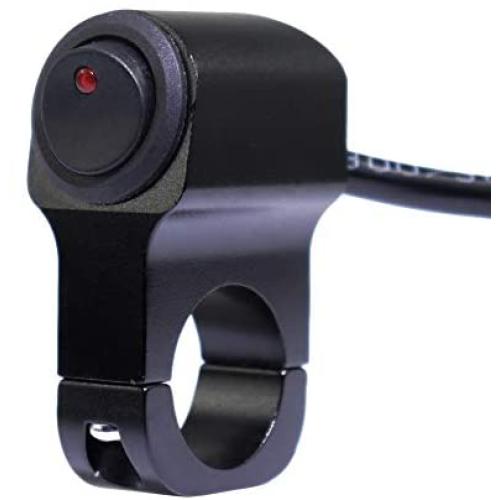 1 inch Aluminum Alloy Motorcycle Handlebar Headlight Switch On/Off Fog spot Light Switch for 12V Motorcycles,Motorbike,Scooter