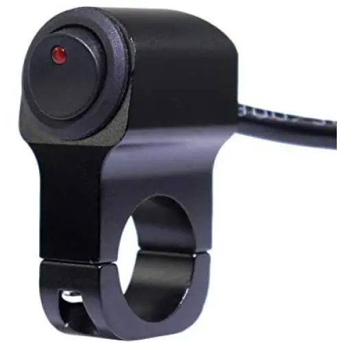 1 inch Aluminum Alloy Motorcycle Handlebar Headlight Switch On/Off Fog spot Light Switch for 12V Motorcycles,Motorbike,Scooter