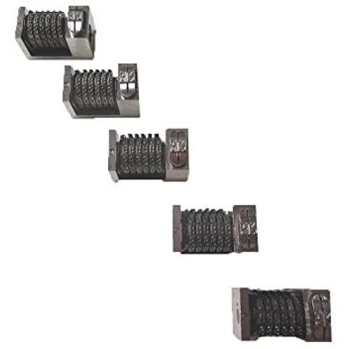 6 Digit Numbering Machine Backwards (5 Pieces) Letterpress Heidelberg